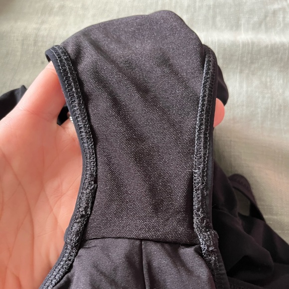 PROFILE BY GOTTEX MOTO LACE UP V-NECK SHIRRED UNDERWIRE ONE PIECE SWIMSUIT - Picture 6 of 11